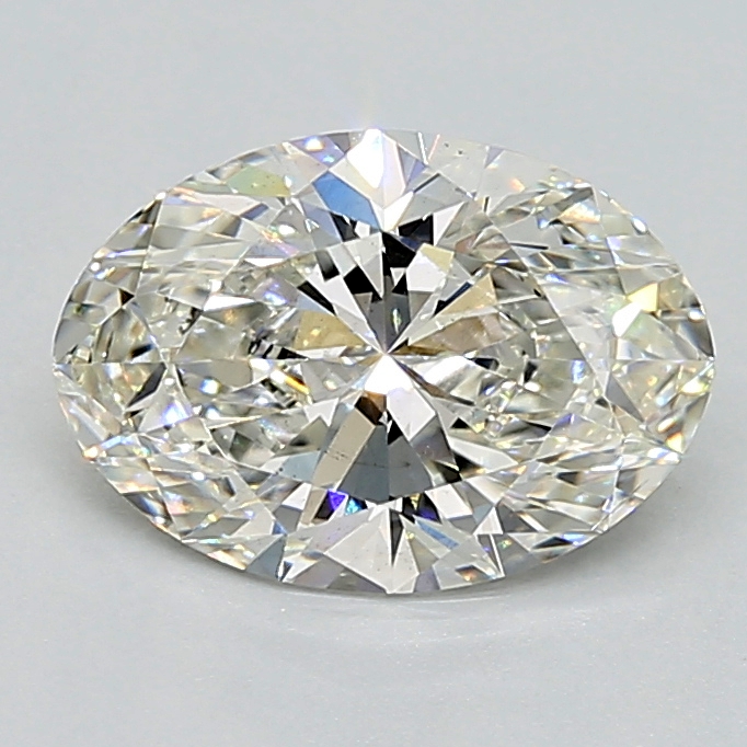 1.81 Carat oval Lab Grown Diamond Front Image