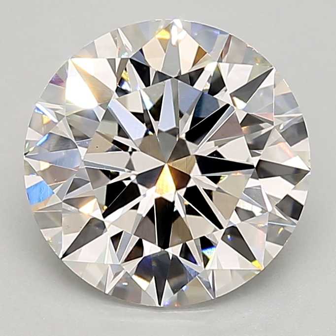 3.20 Carat round Lab Grown Diamond Front Image