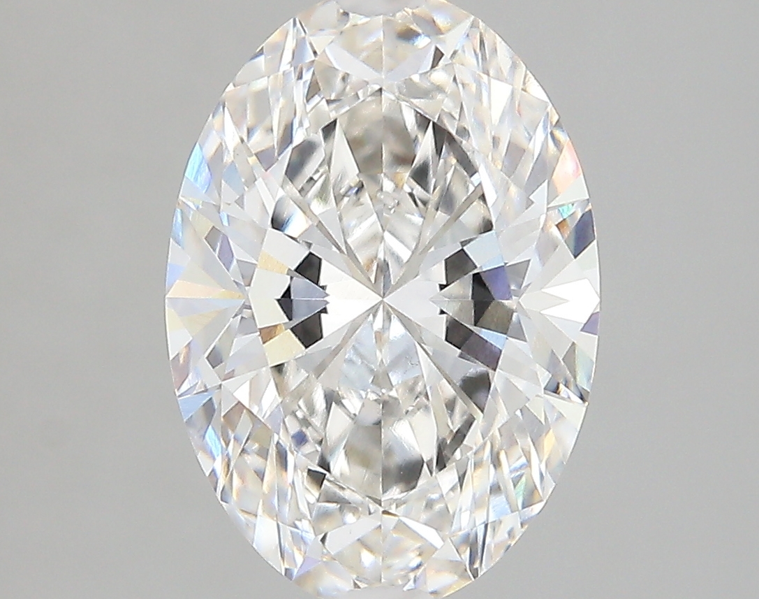 3.27 Carat H-VS1 Ideal Oval Diamond