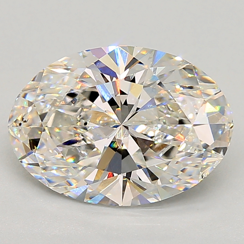 3.67 Carat oval Lab Grown Diamond Front Image