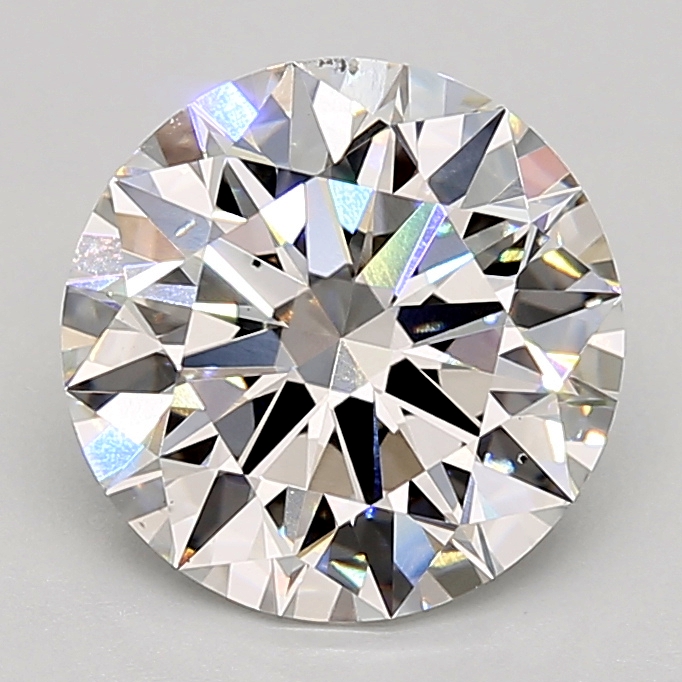 2.90 Carat round Lab Grown Diamond Front Image