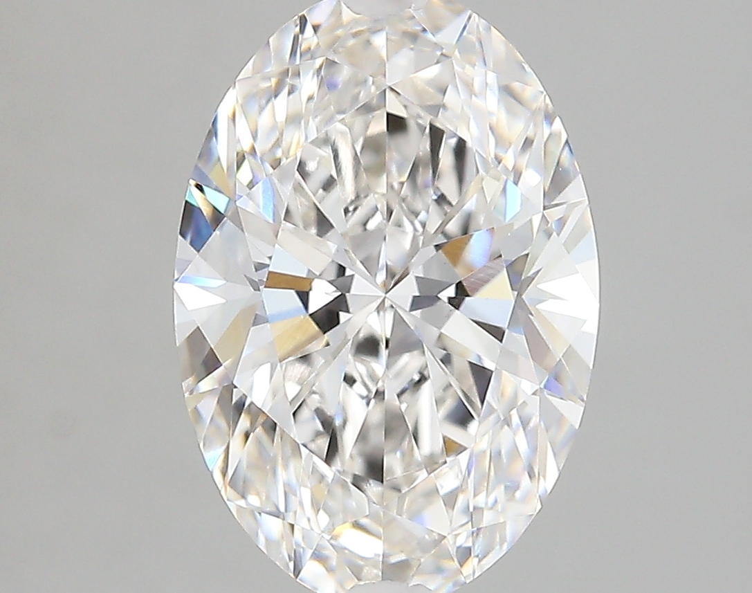 3.19 Carat H-VS1 Ideal Oval Diamond