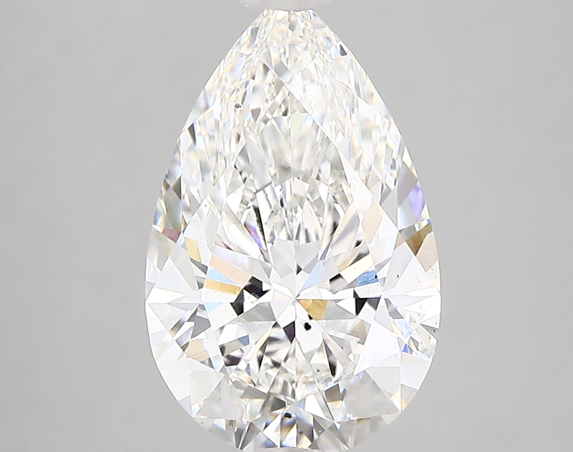 3.00 Carat G-VS2 Ideal Pear Diamond