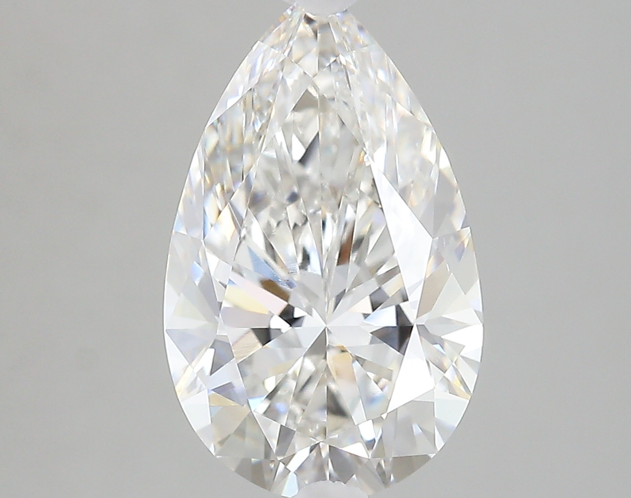 3.57 Carat H-VS1 Ideal Pear Diamond