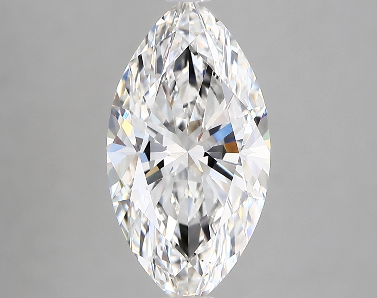 2.58 Carat marquise Lab Grown Diamond Front View