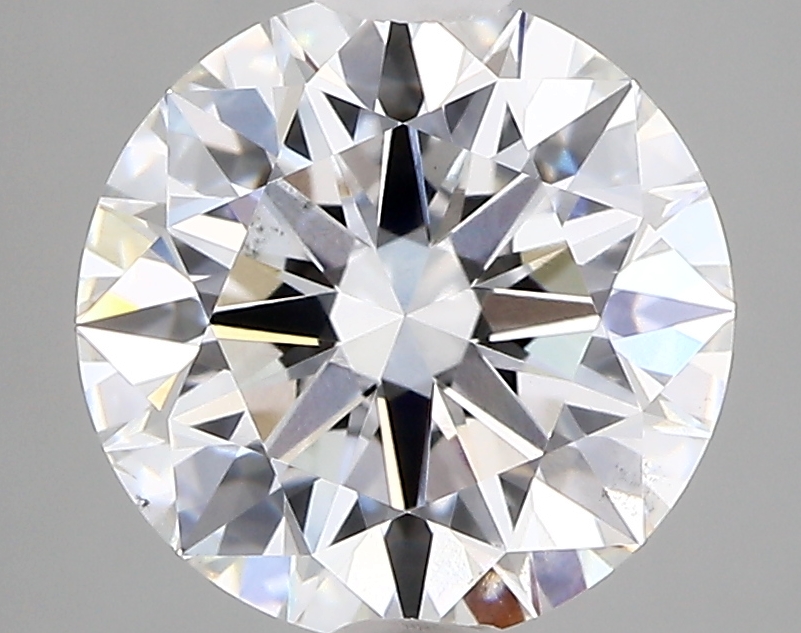 2.67 Carat round Lab Grown Diamond Front View