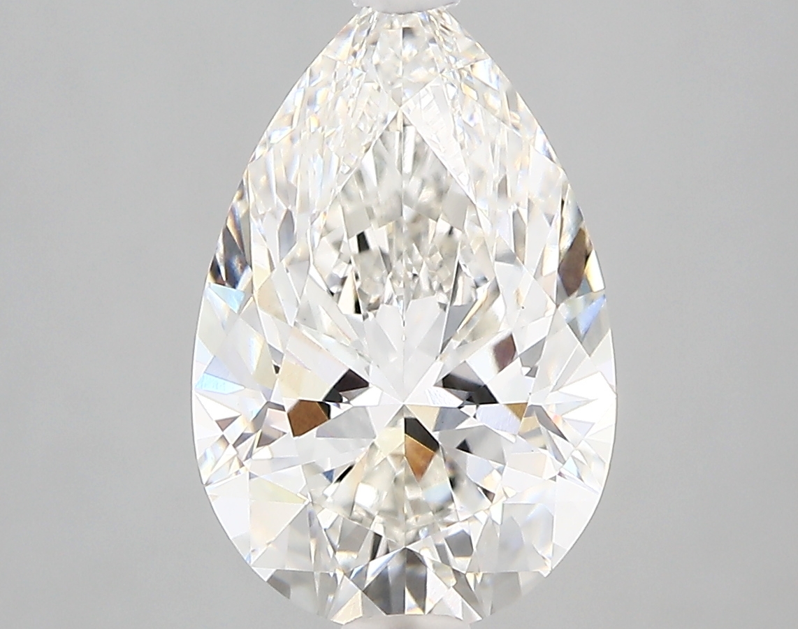 3.22 Carat G-VS2 Ideal Pear Diamond
