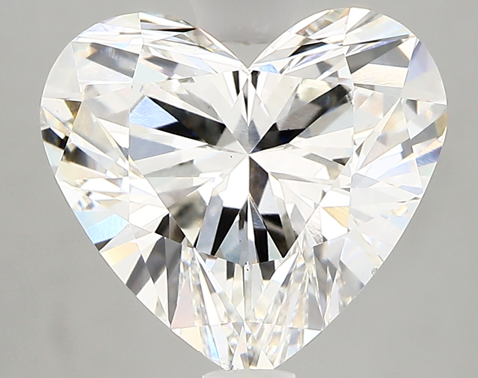 4.44 Carat H-VS1 Ideal Heart Diamond