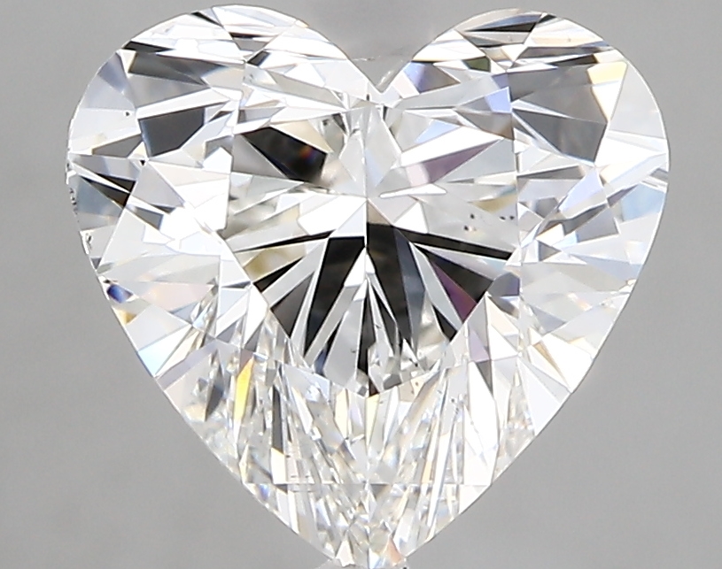 3.03 Carat G-VS2 Ideal Heart Diamond