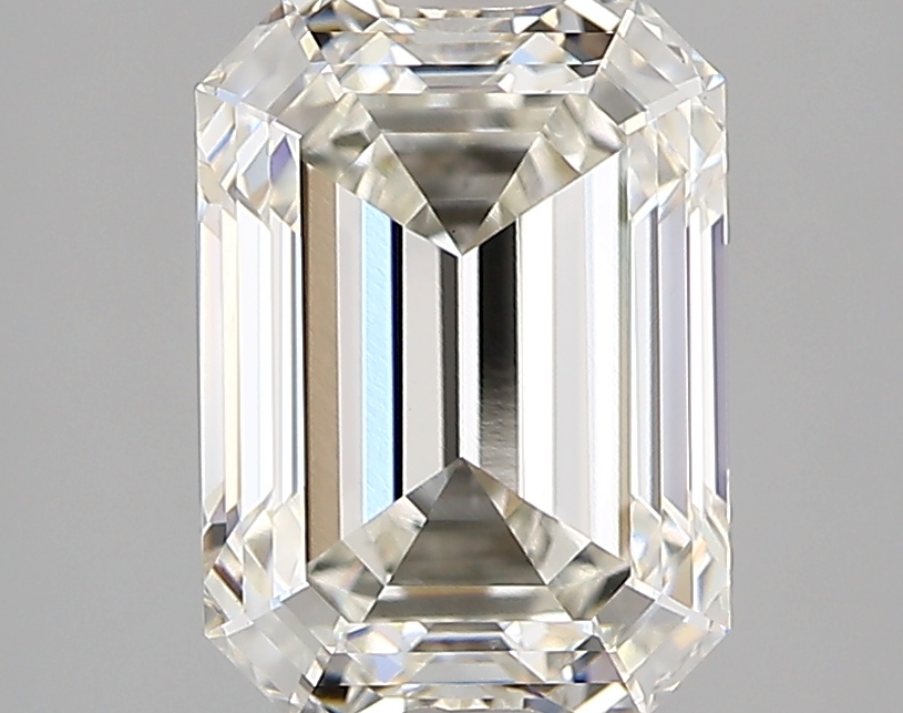 3.04 Carat H-VS1 Ideal Emerald Diamond