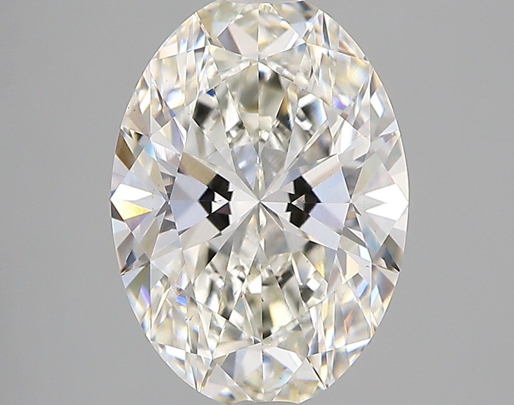 3.33 Carat H-VS1 Ideal Oval Diamond
