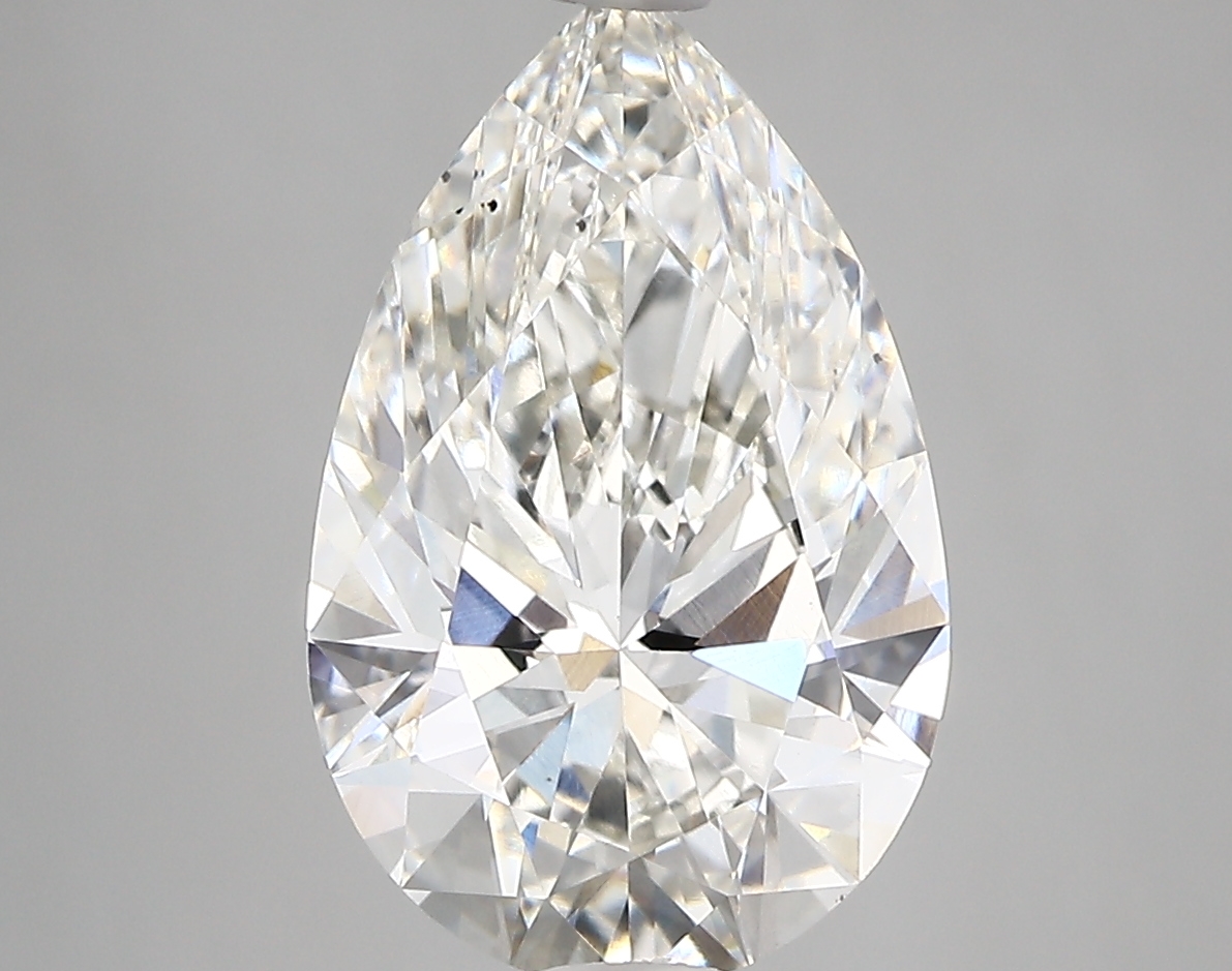 3.79 Carat G-VS2 Ideal Pear Diamond