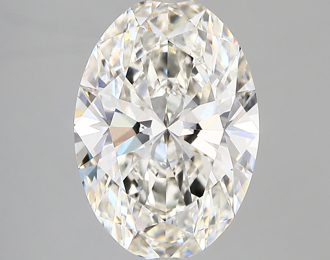 3.51 Carat H-VS1 Ideal Oval Diamond