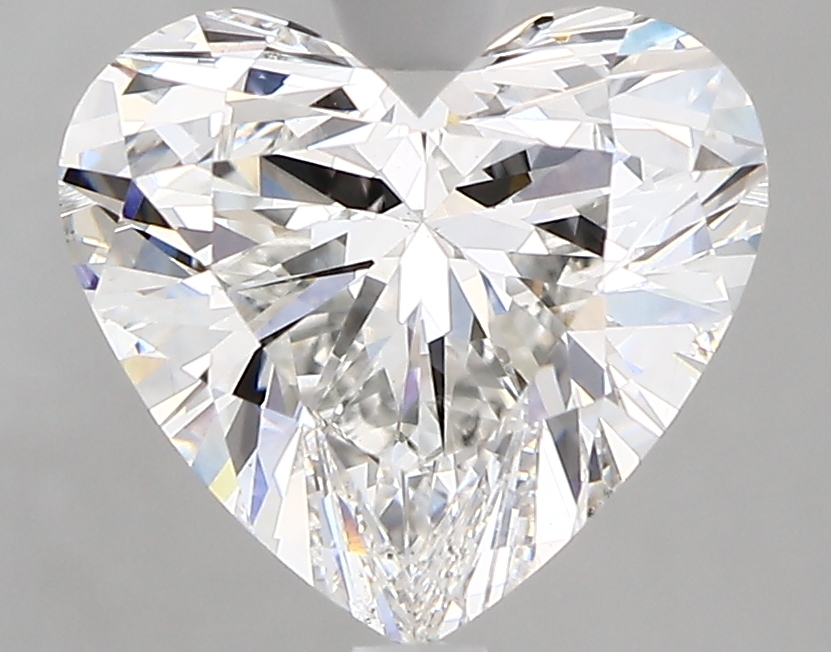 3.18 Carat G-VS2 Ideal Heart Diamond