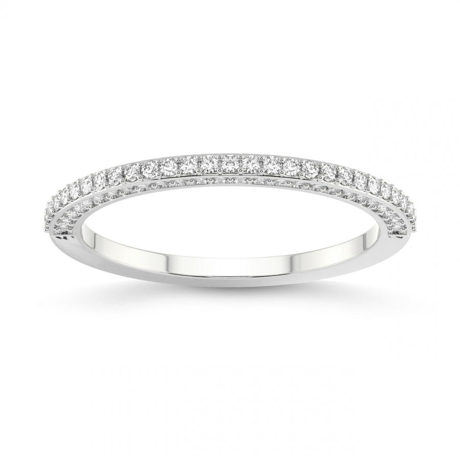 Ana Matching Ring Band white gold ring, small front view
