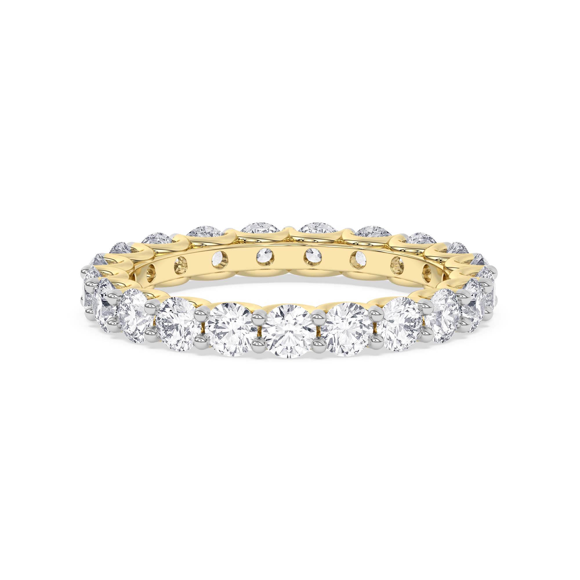 14kt Yellow Gold Radiance Classic Lab Diamond Eternity Ring (3 Ct. Tw.) left